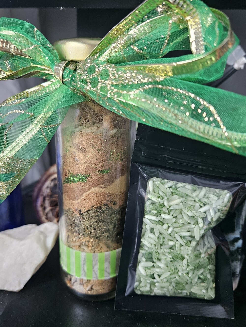 Money Prosperity Spell Jar + Money Rice | Abundance Wealth Luck Magick